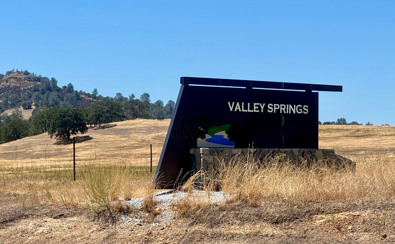 Valley Springs sign