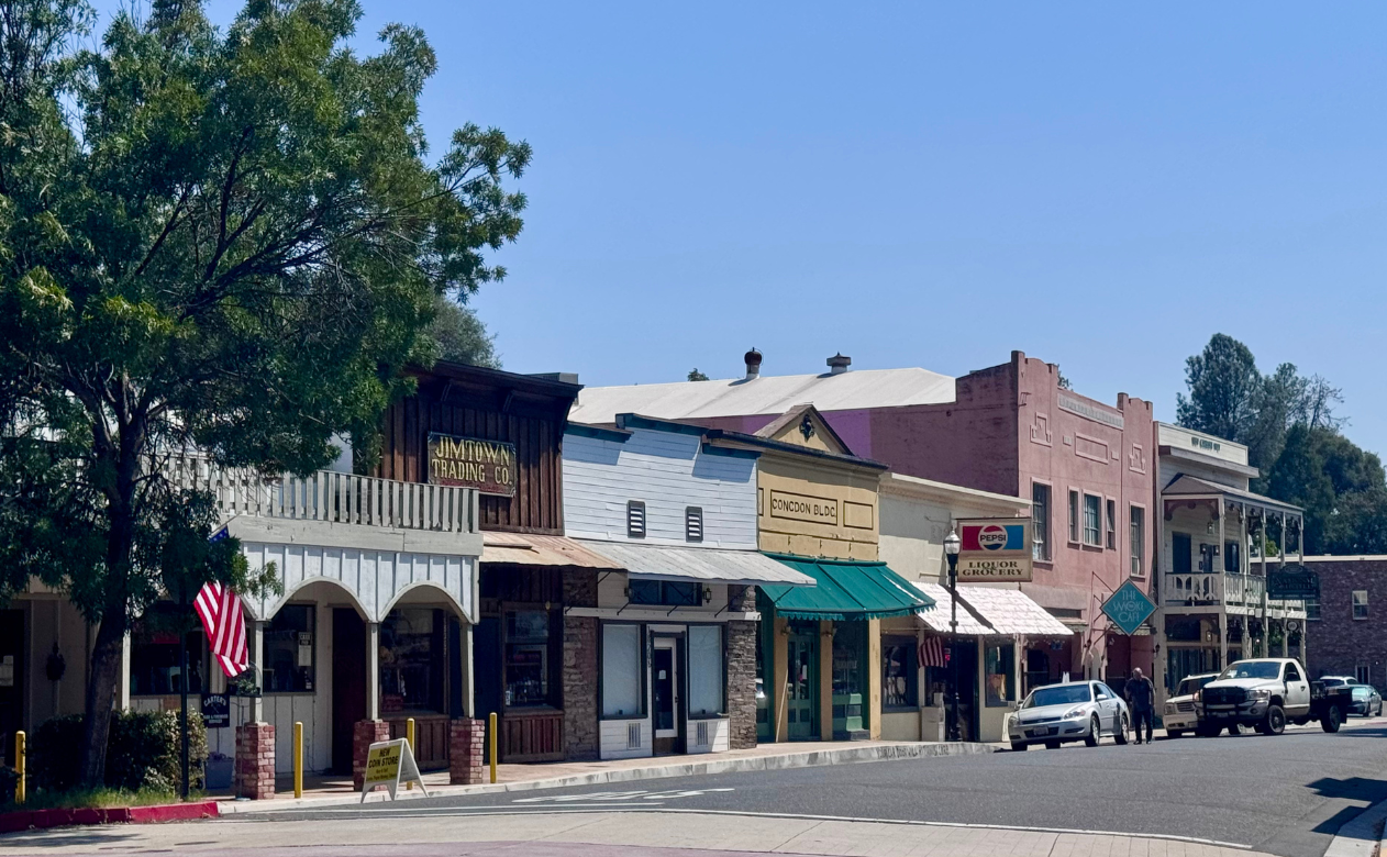 Downtown Jamestown, CA, near Pinnell's Carpet One