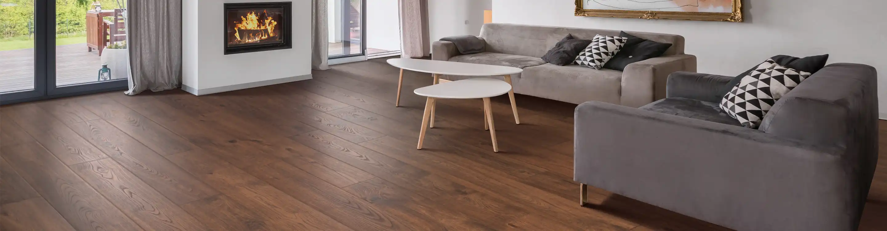 laminate flooring in modern living room