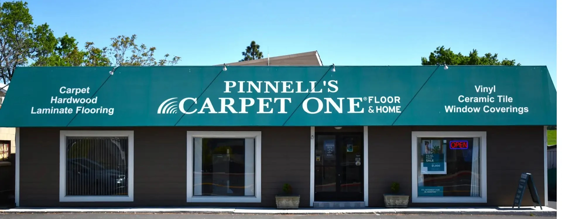 Pinnell's Carpet One Storefront