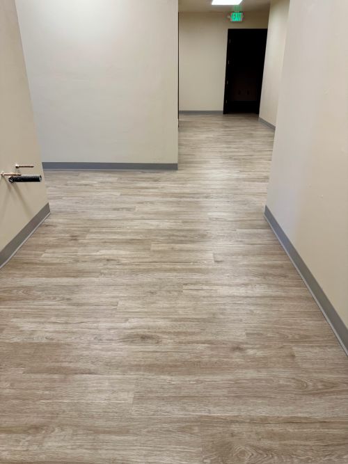 Medical office hallway 