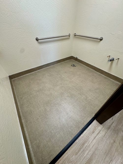 Medical office with safety bars 
